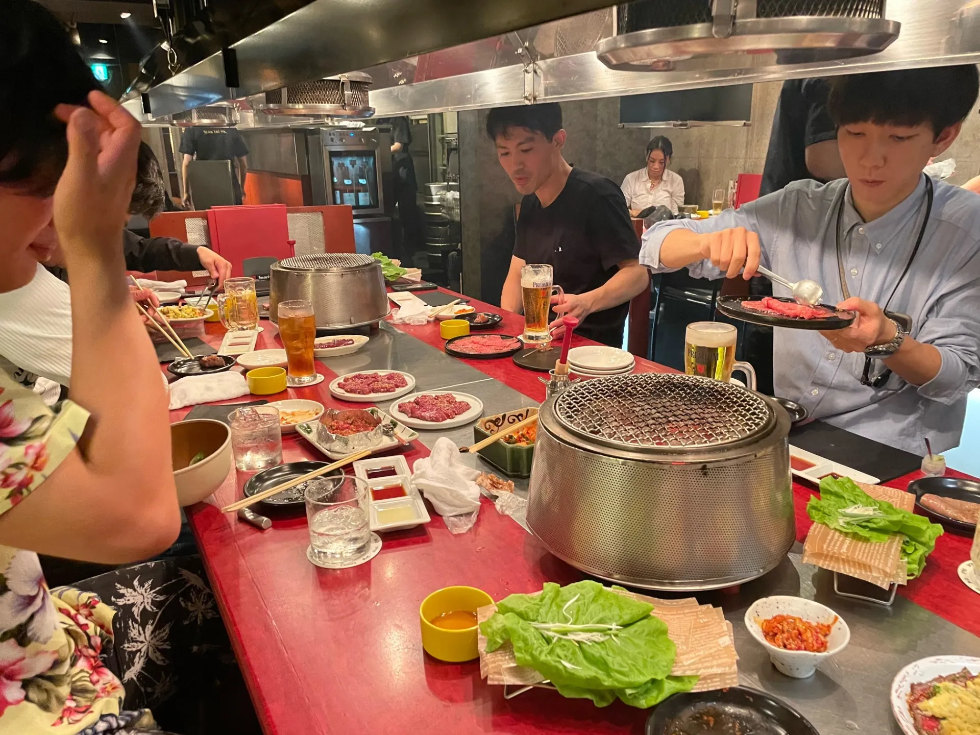 社員揃ってのご飯